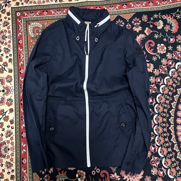 아이더 여성 와펜 히든 후드 바람막이 자켓 M/95