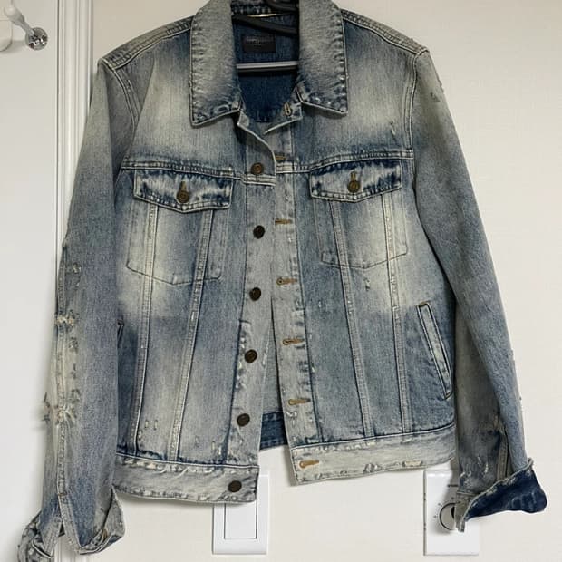 Saint Laurent boyfriend denim jacket M