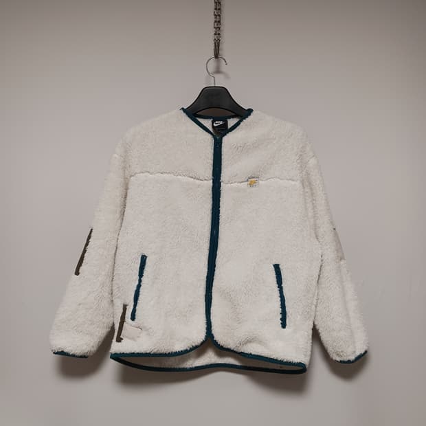 나이키 우먼스 우븐패치  쉐르파 플리스