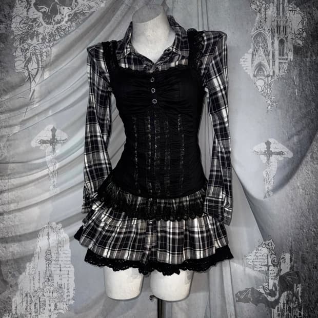 무채색 데일리 공겜여주깔 코디세트 