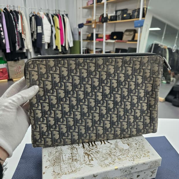 [50%세일] 디올 오블리크 아이패드 클러치백