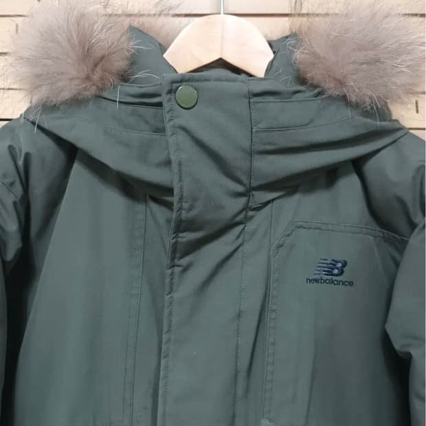 뉴발란스 남성 카키 덕다운패딩  후드패딩점 