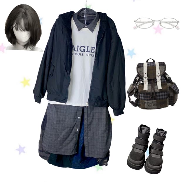 🍒키키의 패치워크 블랙 set🍒