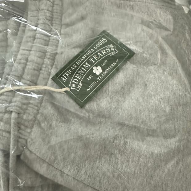 cotton wreath baggy sweatpants