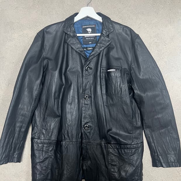 네이버후드 가죽자켓