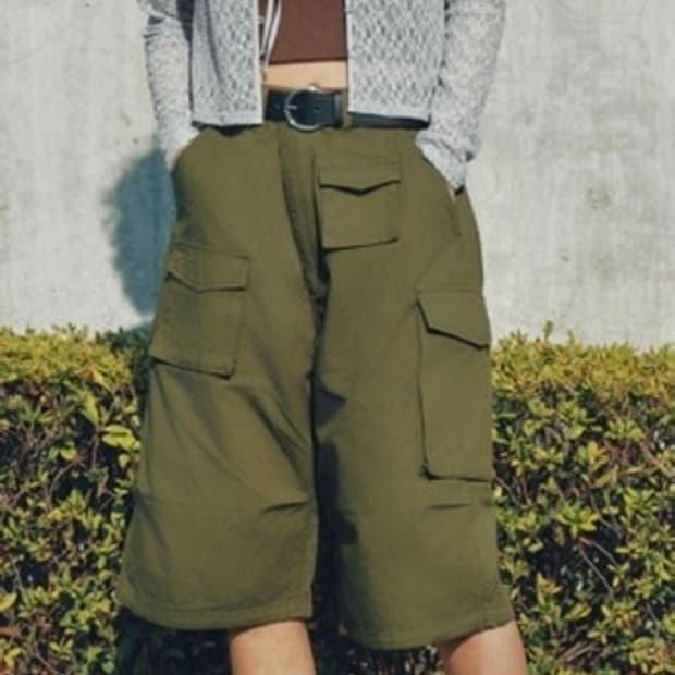 [국내배송/미개봉새상품] 엔지니어드가먼츠 X 지유 GU 유틸리티 쇼츠팬츠