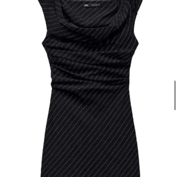 ZARA 핀스트라이프 미니 드레스 (배지연 착용)