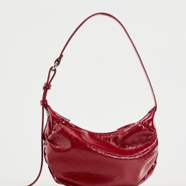 자라 셔링 숄더백