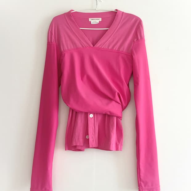 꼼데가르송 레이어드 탑