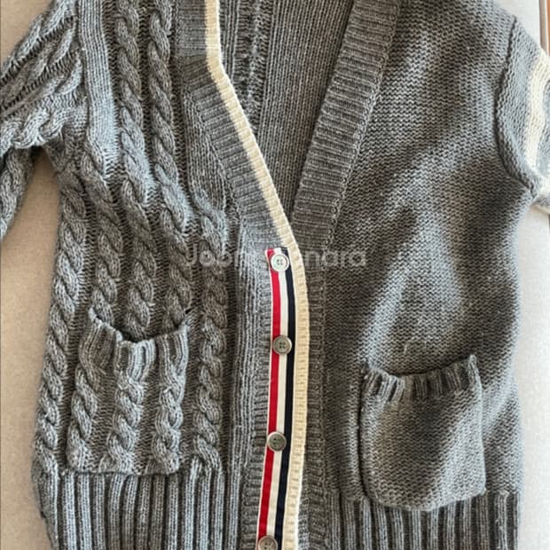 톰브라운 그레이 케이블니트.   1