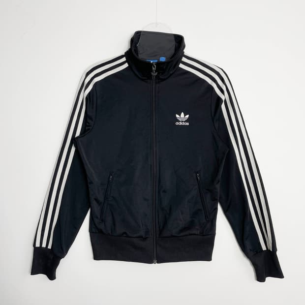 E2 아디다스 우먼 트레포일 로고 파이어버드 트랙탑 95사이즈