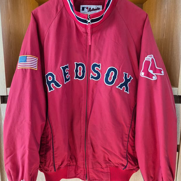 90s Majestic "Red Sox" Authentic Jacket

