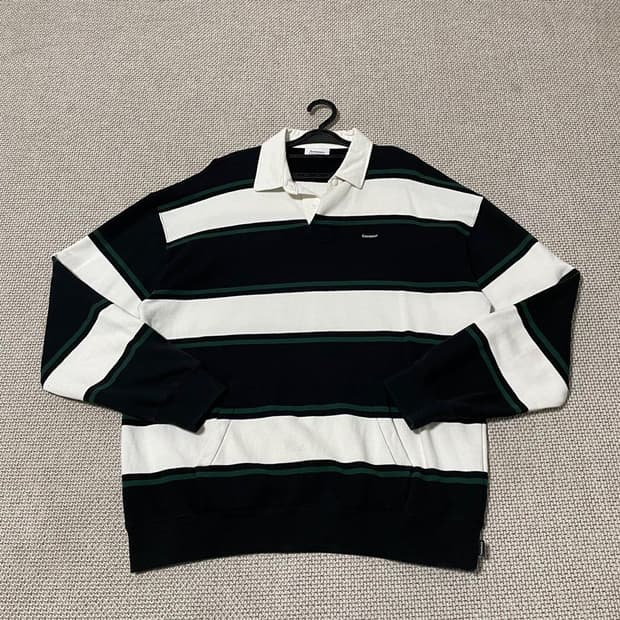 커버낫 스트라이프. 카라 긴팔티 5990