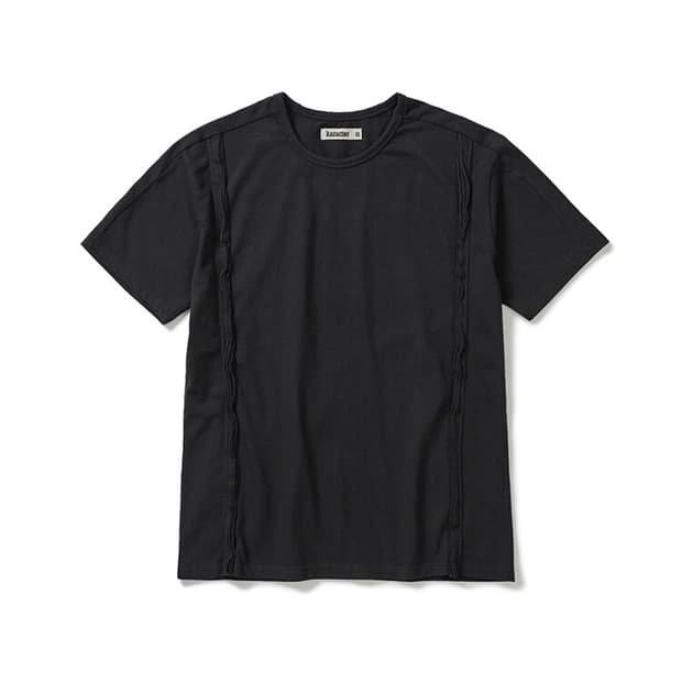 Fiddlehead half T-shirts / Black