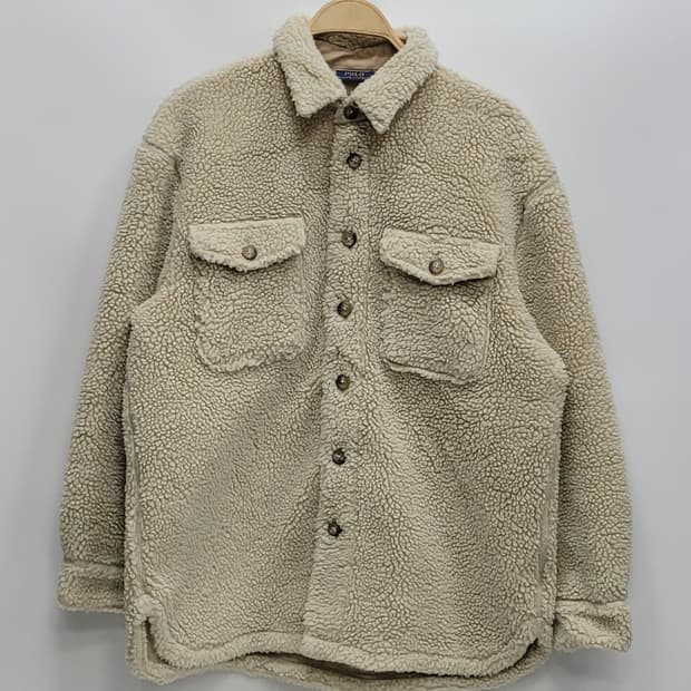 POLO 22FW 폴로 랄프로렌 오버핏 셰르파 셔츠형 자켓 / 여 S
