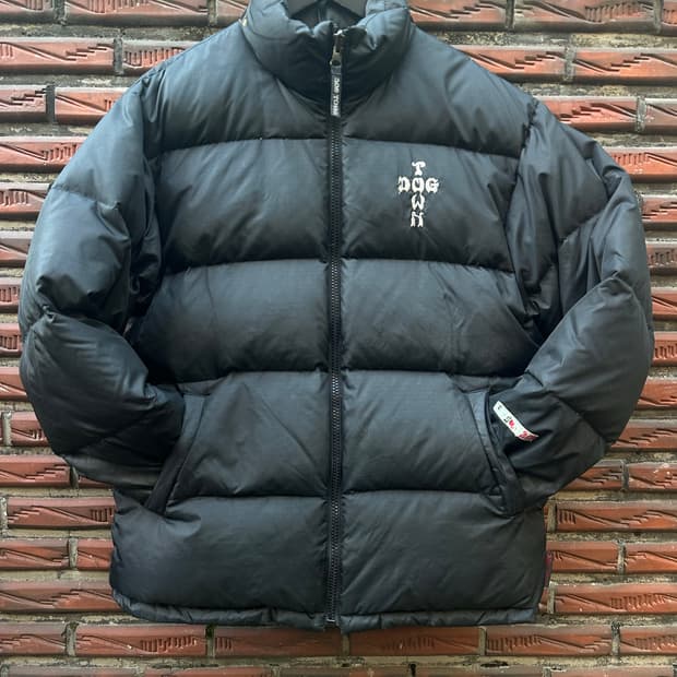 빈티지 90s 독 타운 리버시블 패딩