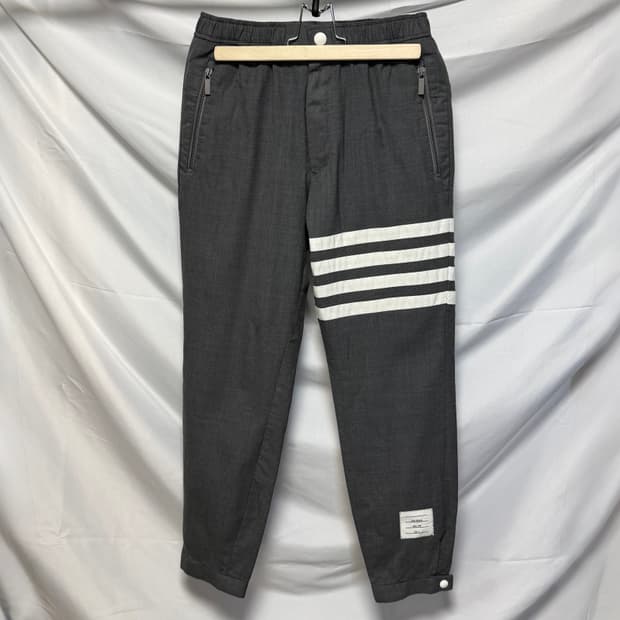 [S급/0] 톰브라운 사선완장 플레인 위브 트랙 팬츠