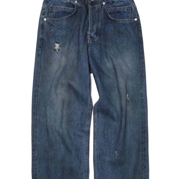 해칭룸 Regular Selvedge Jeans Dusty Blue