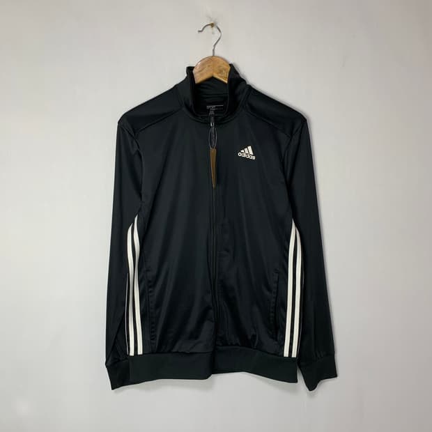 아디다스 삼선 트랙탑 블랙 스포츠 빈티지 져지 100