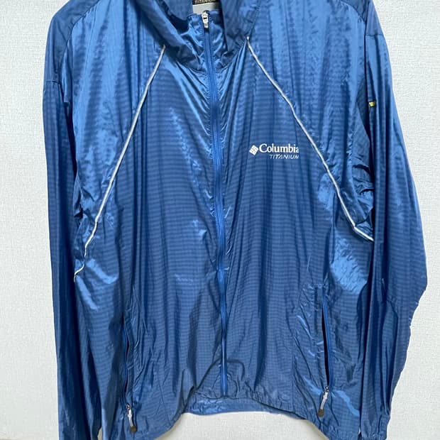 컬럼비아 블루바람막이