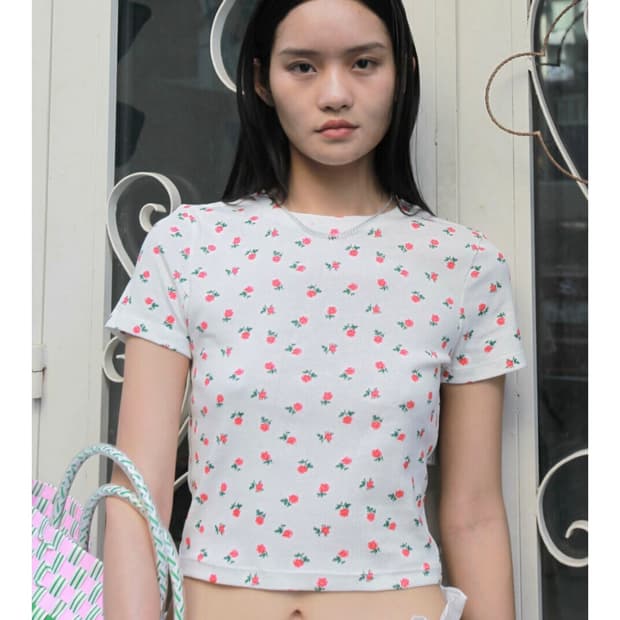 누아누 rosie tee ivory