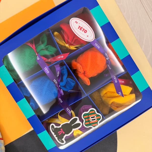 (미개봉) TETO 테토 래빗 핸드타올 6p