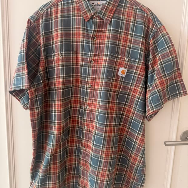 칼하트 (CARHARTT ) 체크 반팔