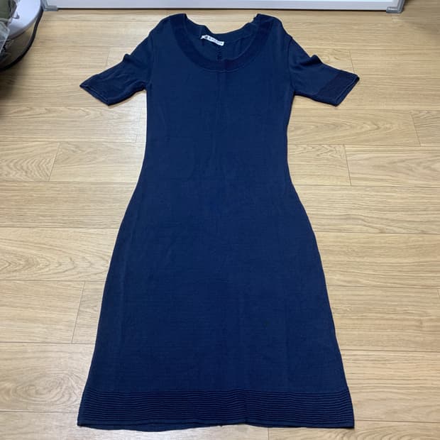 40/M] 랑방 이탈리아제 골지 니트 원피스 LANVIN paris