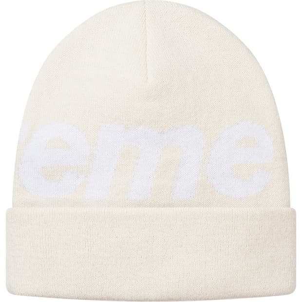 Supreme Big Logo 슈프림 빅로고 비니 모스, 오렌지