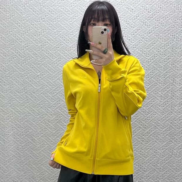 나이키 레트로 빈티지 Y2K 90's 머스타드 져지 집업 L C13108