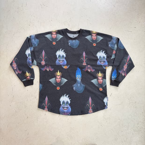 디즈니 빌런즈 스피릿 빈티지 롱슬리브 M