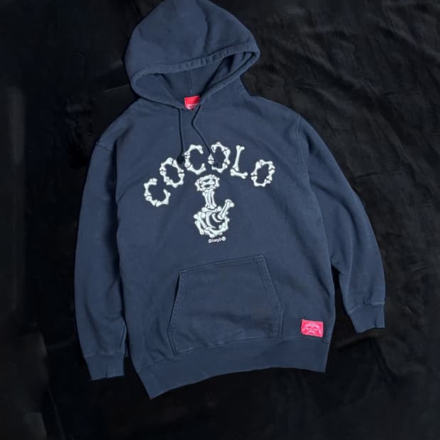 일본빈티지 COCOLO BLAND 클래식 본 후드티