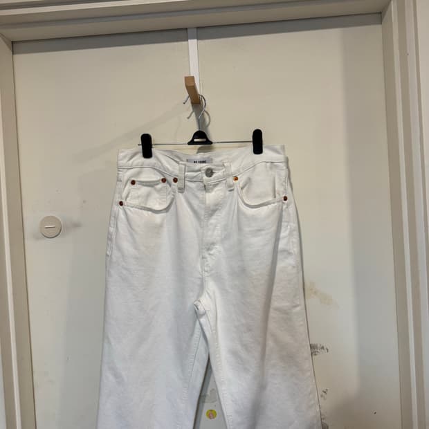 re/done 리던 화이트 데님