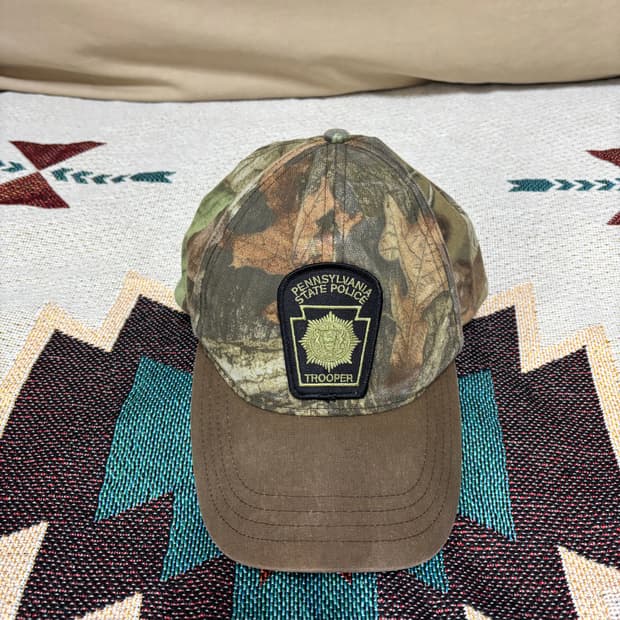 아메리카 빈티지 카모 헌팅캡