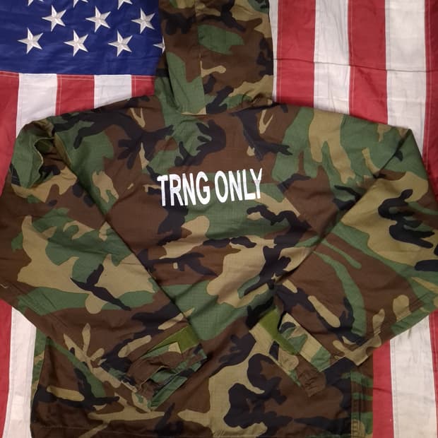 오리지날 미군 지급용 케미칼 가스화생방복 자켓