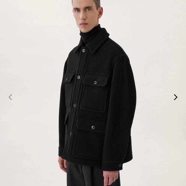 르메르 헌팅자켓 블랙 48 새상품