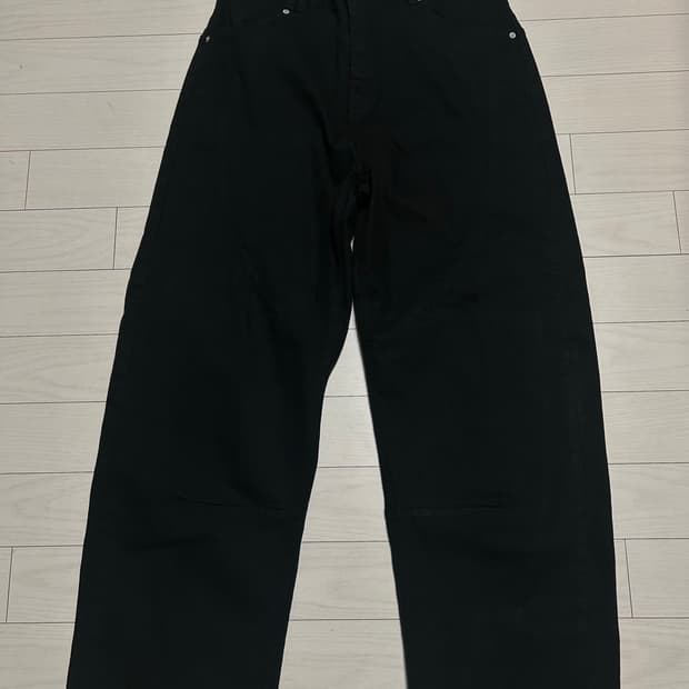 새상품 9999아카이브 플로우 슬릿 커브드 팬츠 3