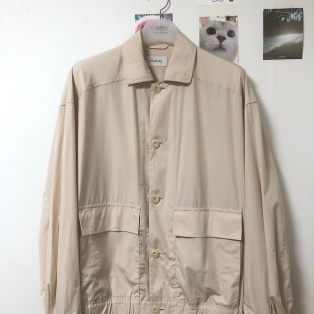 르메르 19SS 베이지 오버사이즈드 블루종 자켓 48