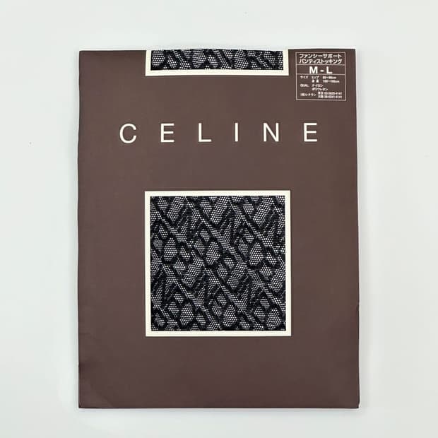 celine / 셀린느 레터링 로고 스타킹 