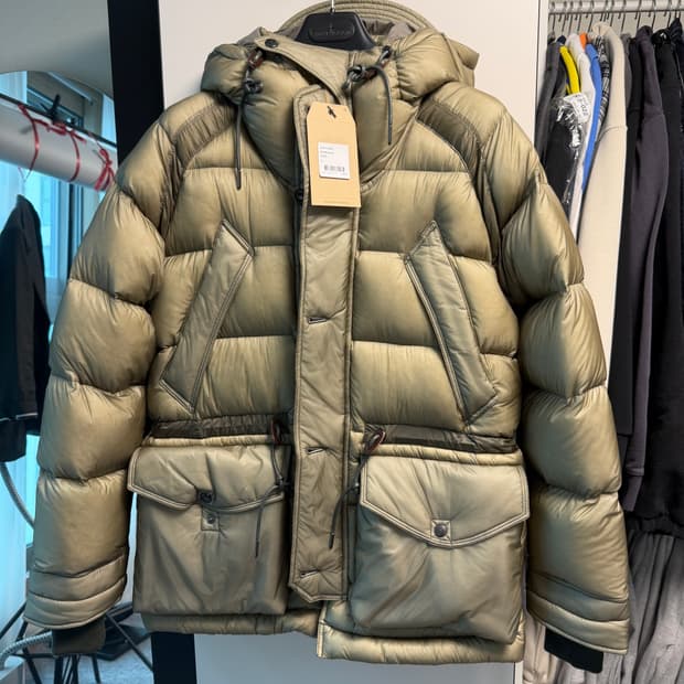 이스트로그 윈드스톰 다운 파카 올리브 S 새제품 / Eastlogue W