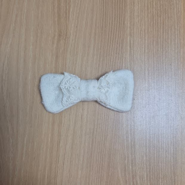 리즈리사 리본 아이보리칼라