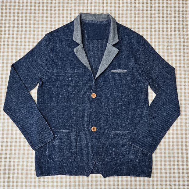 코오롱 시리즈 얇은 니트 가디건 남자100