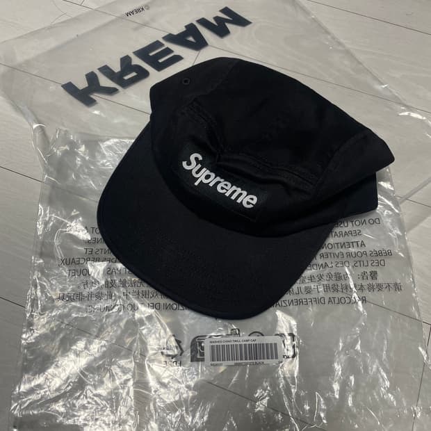 슈프림 캠프캡 블랙