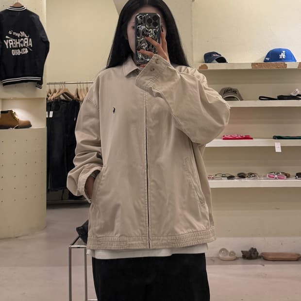 폴로랄프로렌 베이지 컨트리 코튼 자켓 U1259