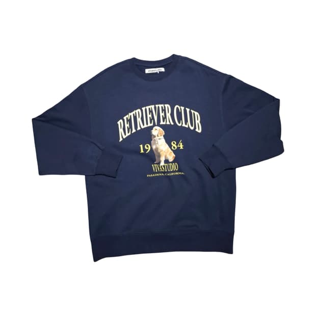 비바스튜디오 리트리버 클럽 맨투맨 XL