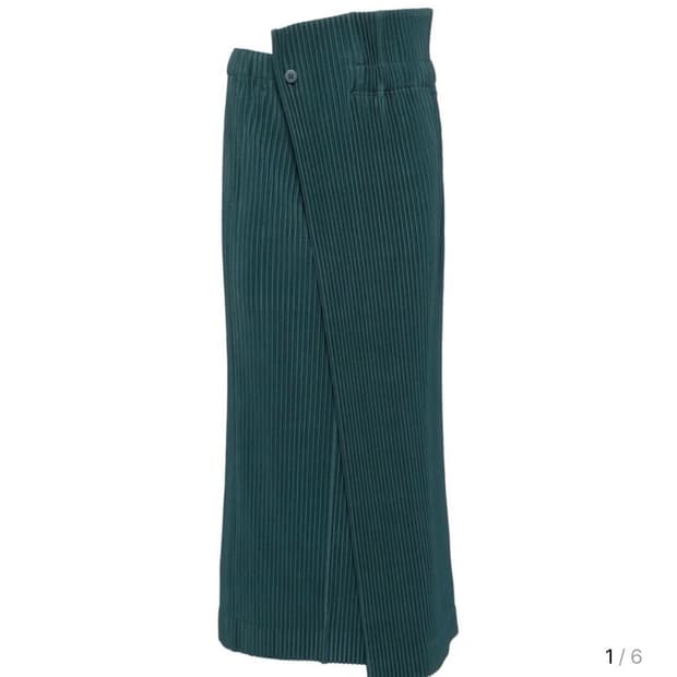 [003] 이세이미야케 옴므플리세 컬러 팔레트 스커트 팬츠 퍼플