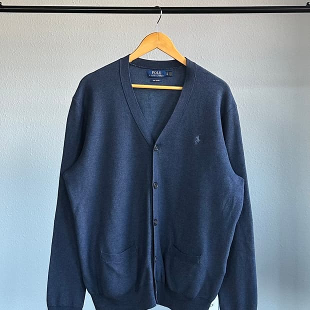 [XL]폴로 랄프로렌 피마 코튼 가디건