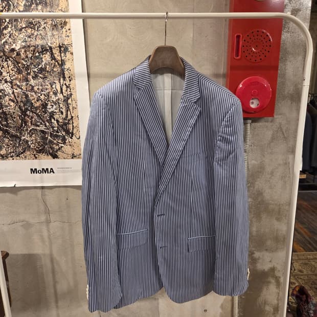 휴고보스 블랙라벨 시어써커자켓 