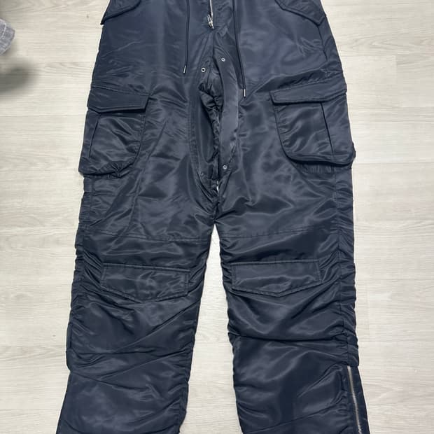앤더슨벨 리버시블 패디드 카고 팬츠 apa730m(BLACK)