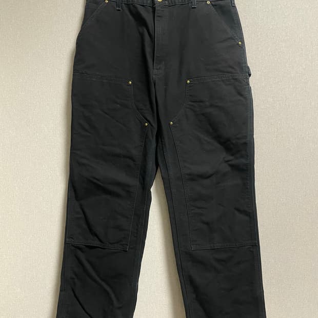 🇺🇸 USA 빈티지 칼하트 더블니 38x32 블랙